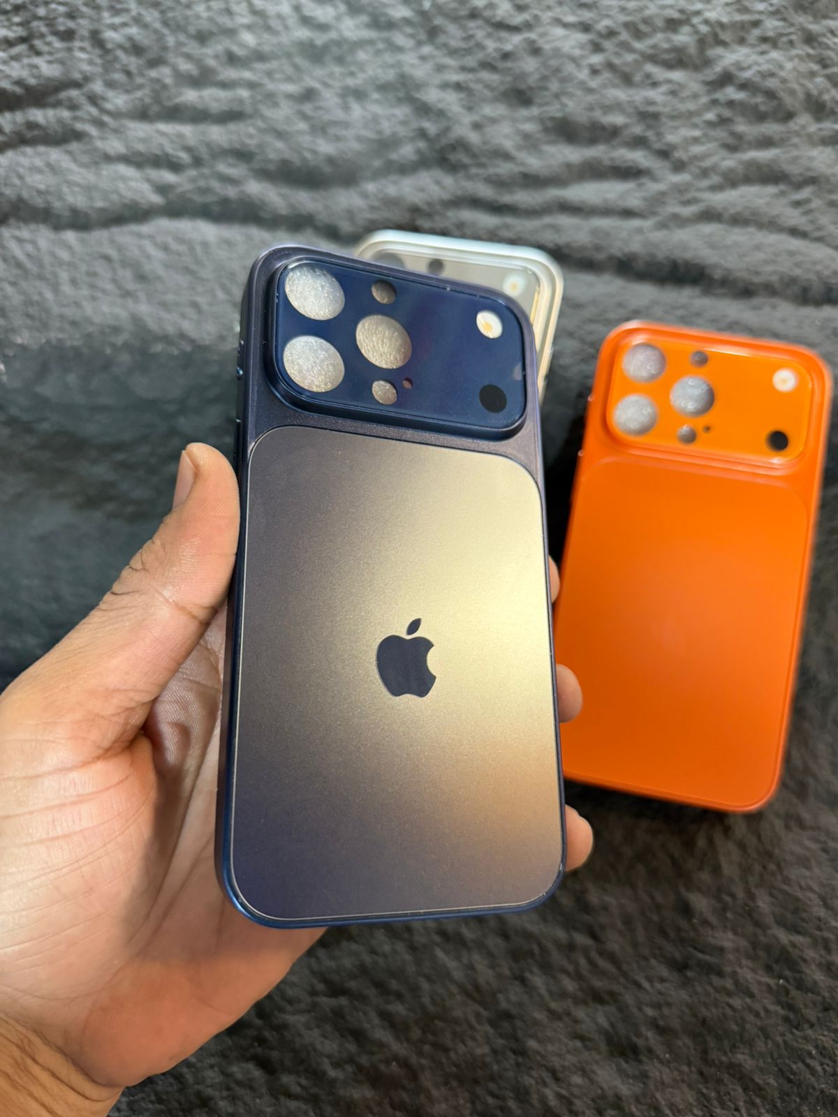 iPhone Converter Case MagSafe Compatible | 13–16 Pro to 17 Pro Series Adapter Back Cover with Apple Logo